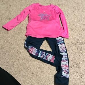 UA girls outfit size 4t